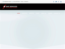 Tablet Screenshot of fastservices.pk